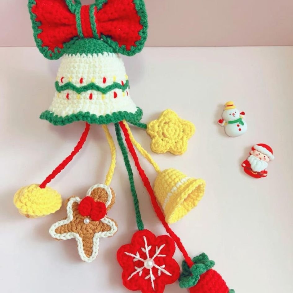 4in1 christmas car hanging crochet pattern