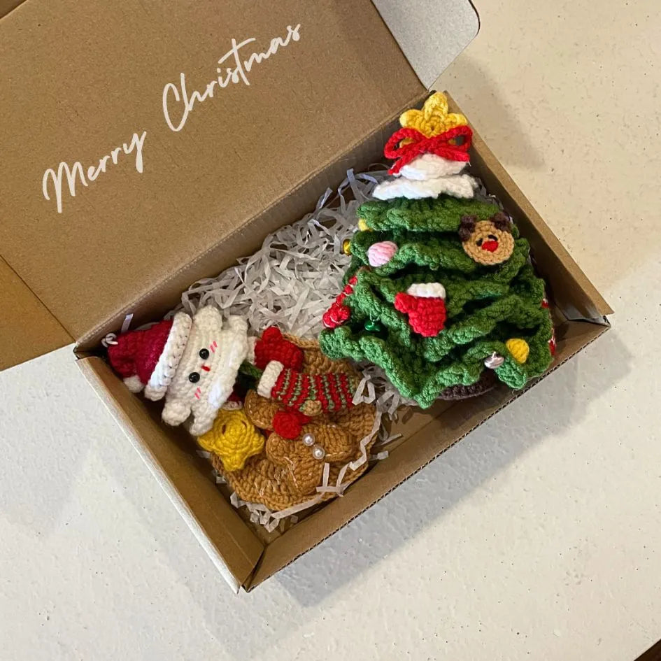 4in1 christmas car hanging crochet pattern