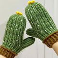 adorable cactus gloves crochet pattern