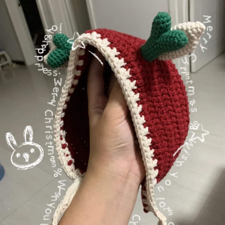 christmas deer hat crochet pattern